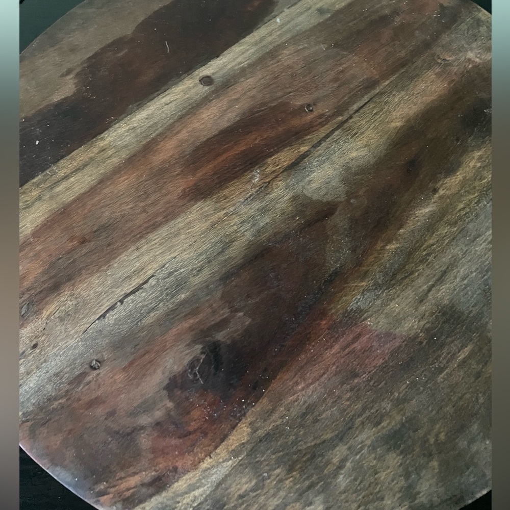 All wood lazy Susan